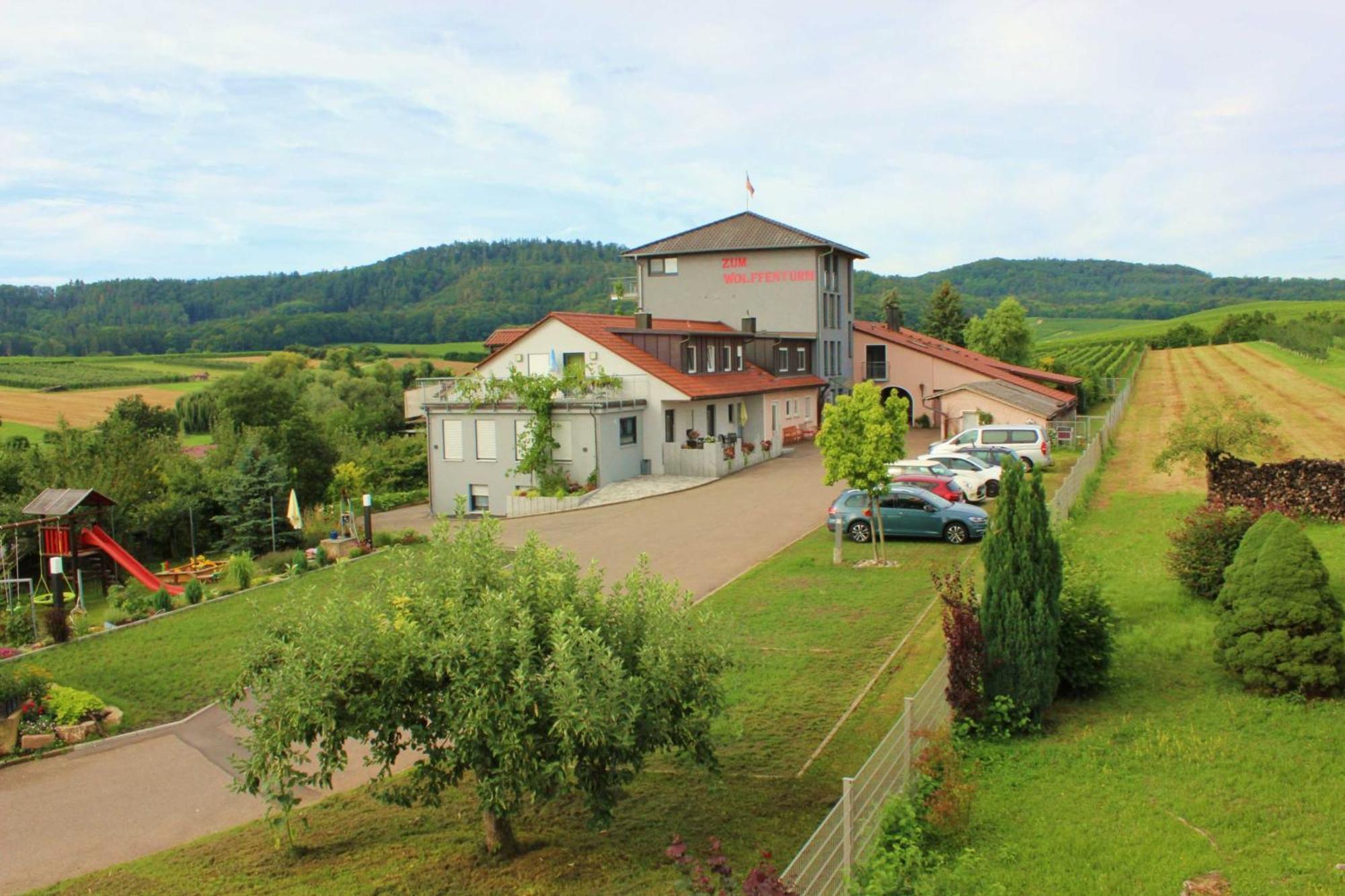 Gaestehaus Zum Wolffenturm Lehrensteinsfeld Exterior foto